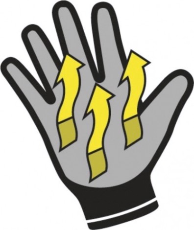 Перчатки трикотажные Delta Plus VE713 с двойным нитриловым покрытием, размер 8 [VE71308]