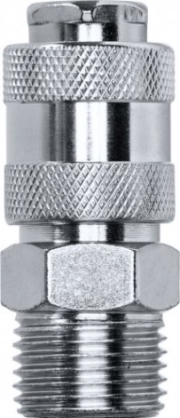 Переходник KRAFTOOL 1/2"M - рапид муфта [06594-1/2]