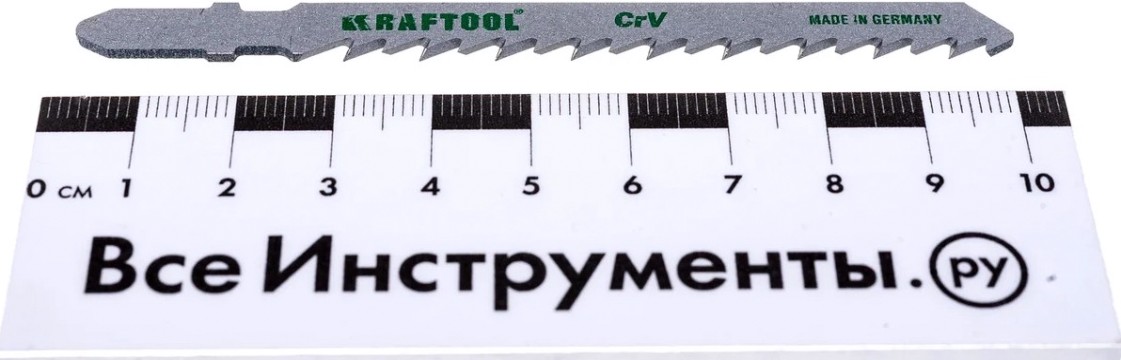 Пилки по дереву KRAFTOOL T101D чистый рез, шаг 4мм, 75мм, 2 шт. [159511-4]