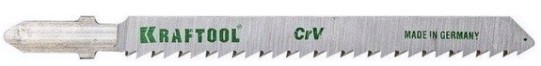 Пилки по дереву KRAFTOOL T301CD чистый рез, шаг 4мм, 110мм, 2 шт. [159512-4]