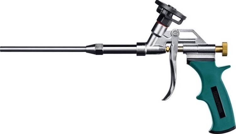 Пистолет для монтажной пены KRAFTOOL PROKraf профессиональный с тефлоновым покрытием держателя [0685_z04]