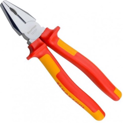 Плоскогубцы диэлектрические KRAFTOOL ELECTRO-KRAFT 1000 V, 160 мм, комбинированные [2202-1-16_z01]