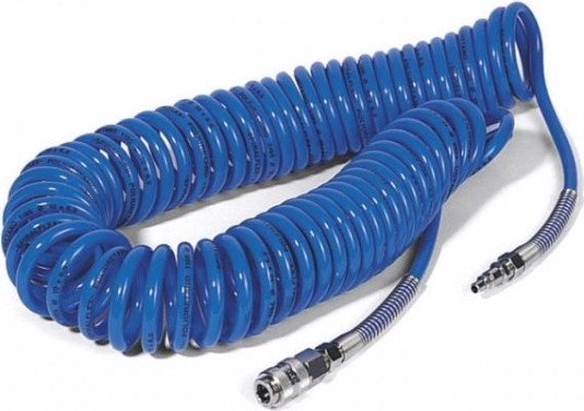 Пневмошланг GAV SPR4/6,5-1 спиральный полиуретановый spr(рапид) 6,5х10мм 4м [22592]