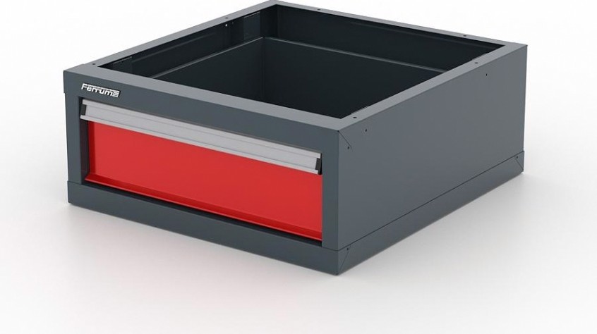 Подвесной ящик для верстака FERRUM "PREMIUM" 565х600х235 h мм (красный/серый) 15.101 [15.101]