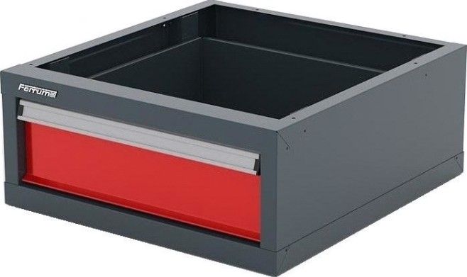 Подвесной ящик для верстака FERRUM "PREMIUM" 565х600х235 h мм (серый 7016/серый 7016) 15.101