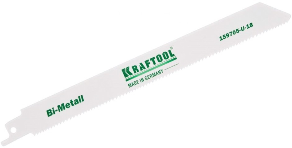 Полотна для сабельных пил KRAFTOOL S1122VF "industrie qualitat", по металлу, дереву, 180мм [159705-U-18]