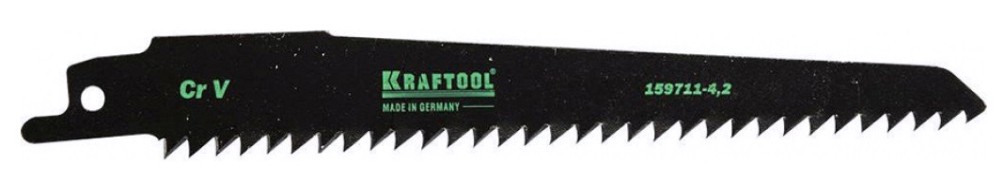 Полотна для сабельных пил KRAFTOOL S644D "industrie qualitat", по дереву, 130мм [159711-4,2]