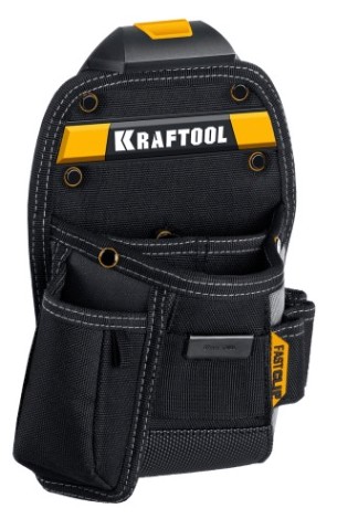 Поясная сумка KRAFTOOL KP-8 с креплением FastClip, 8 карманов, 170х260 мм [38776]