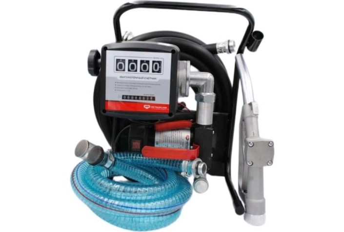 Преносной комплект для перекачки ДТ и керосина Petropump DCTP40ST 12в (мех. счетчик, мех. пист.), 40 л/мин [PP330001]