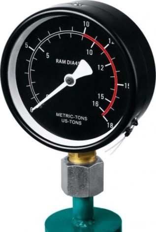 Пресс гидравлический KRAFTOOL PMP-10 с гидронасосом и манометром 10 т 43472-10 [43472-10]