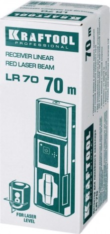 Приемник для линейного нивелира KRAFTOOL LR 70 [34607]