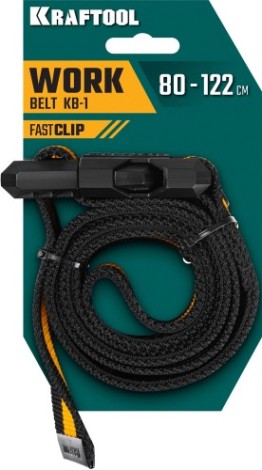 Ремень рабочий KRAFTOOL KB-1 длина 80-122 см [38764]
