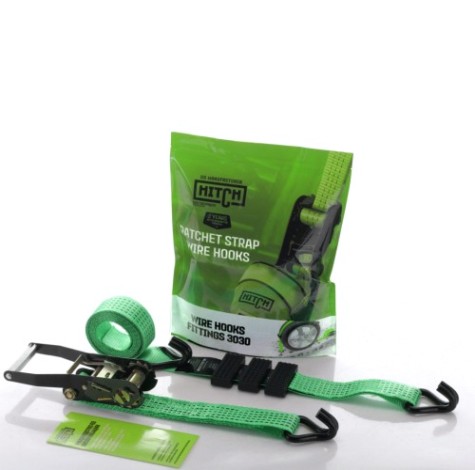 Ремень стяжной HITCH REGULAR 50мм STF 400 DaN автовозный 3000кг 3м (3шт) [SZ068107]