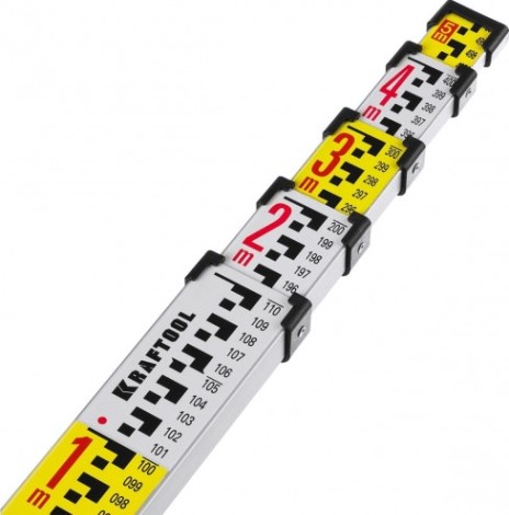 Рейка геодезическая KRAFTOOL GR 5 [34730]