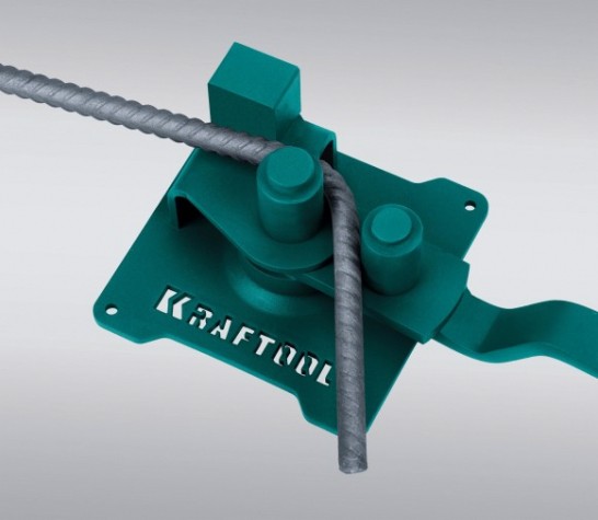 Ручной станок для гибки арматуры KRAFTOOL 23305 12 PT на подшипнике плавный гиб