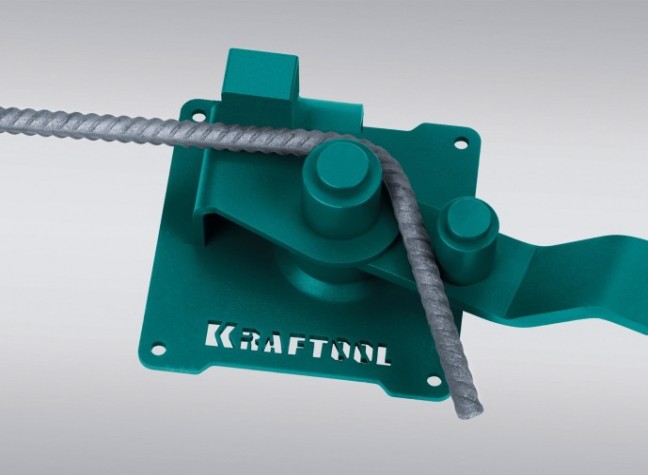 Ручной станок для гибки арматуры KRAFTOOL 23306 16 PT на подшипнике плавный гиб