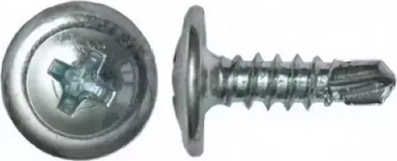 Саморез 4,2 х 14 с прессшайбой со сверлом