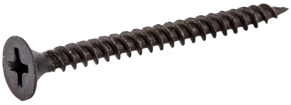 Саморез с частым шагом для гипсокартона КМП 4,2x 65 (3500шт) черный [00-00000164]