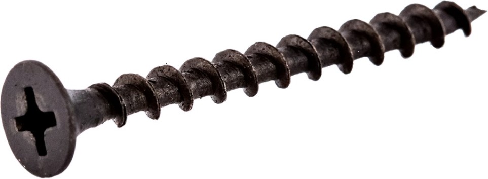 Саморез с редким шагом для гипсокартона КМП 3,5x 16 (20000шт) черный [00-00000172]