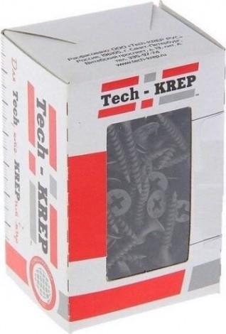 Саморез Tech-KREP 3,5 х 19 (коробка 200 шт.) с частым шагом для гипсокартона [102128]