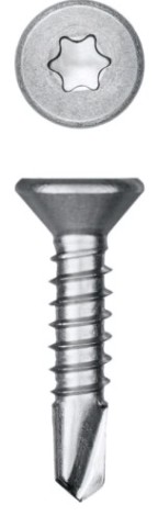 Саморез универсальный KRAFTOOL DS-C 25х4.2 мм нержавеющий 400 шт. [300932-42-025]