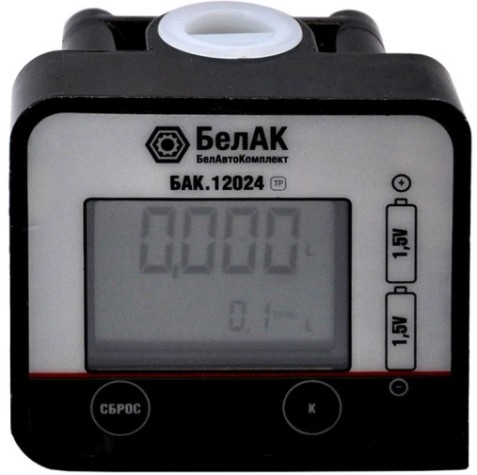 Счетчик учета масла БелАК 1'' с LCD-дисплеем [БАК.12024]