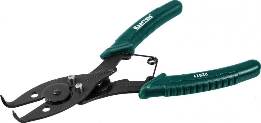 Съемник KRAFTOOL 22811 стопорных колец внешний/внутренний, 12-в-1