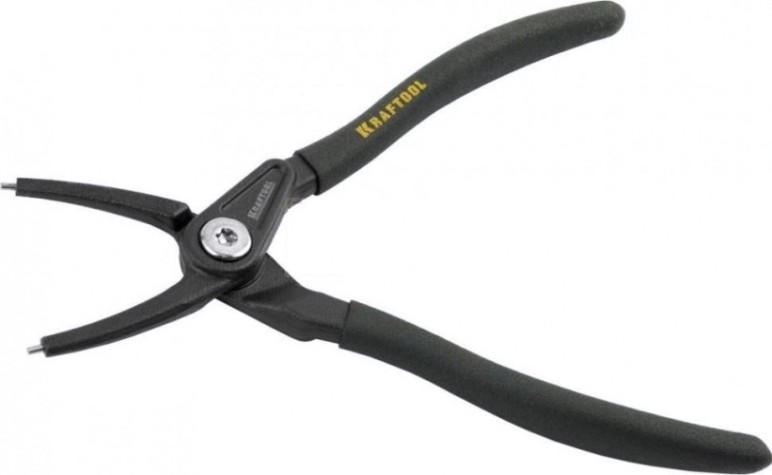 Съемник KRAFTOOL 22812-2 стопорных колец с изогнутыми губками, внутренний,