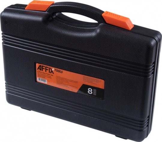 Съемник подшипников Affix 2 2-х захватный, кейс, 8 предметов [AF10412008C]
