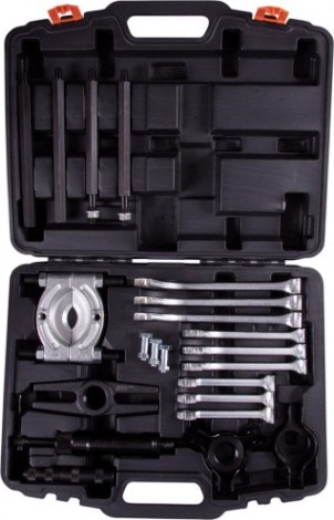 Съемник подшипников Affix гидравлический, 10 т, 75-100 мм 21 предмет [AF10419010C]