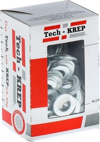 Шайба Tech-KREP 12 мм (уп.50 шт.) DIN125 плоская оцинкованная [105262]