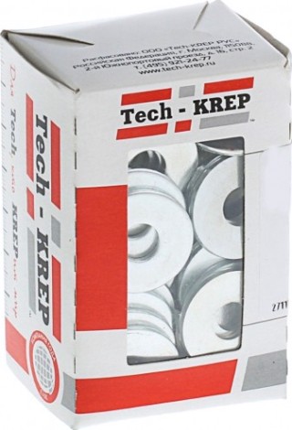 Шайба Tech-KREP 4 мм (уп.500 шт.) DIN9021 увеличенная оцинкованная [105263]