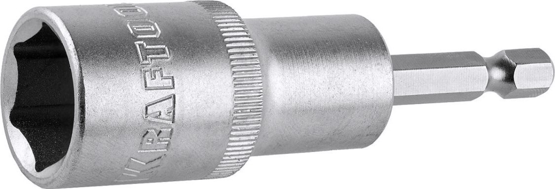 Шестигранная насадка с торцовой головкой KRAFTOOL 17 мм тип хвостовика E 1/4" 26396-17 [26396-17]
