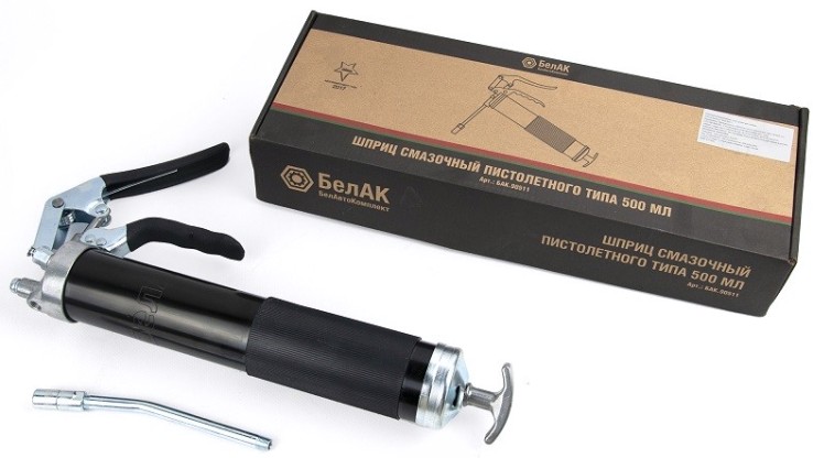 Шприц БелАК 500 мл смазочный пистолетного типа [БАК.90511]