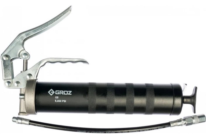 Шприц GROZ G5F/B пистолетного типа, с гибким шлангом GR43020 [GR43020]