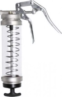 Шприц GROZ G5RF/B-CL прозрач. корпус, пист. тип, сталь. трубка GR46920 [GR46920]