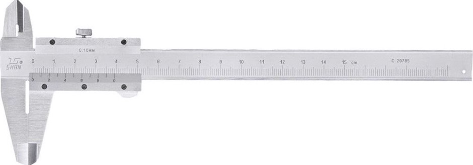 Штангенциркуль SHAN ШЦ-I 125 0,1, L - 125 мм, губки 40 мм