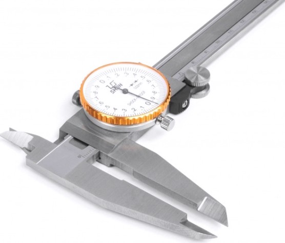 Штангенциркуль SHAN ШЦК-1-200 0,02 с круг. шкалой губ. 50мм [123679]