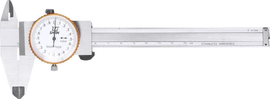 Штангенциркуль SHAN ШЦК-I 125 0,02, губки 40 мм, L - 125 мм [123677]