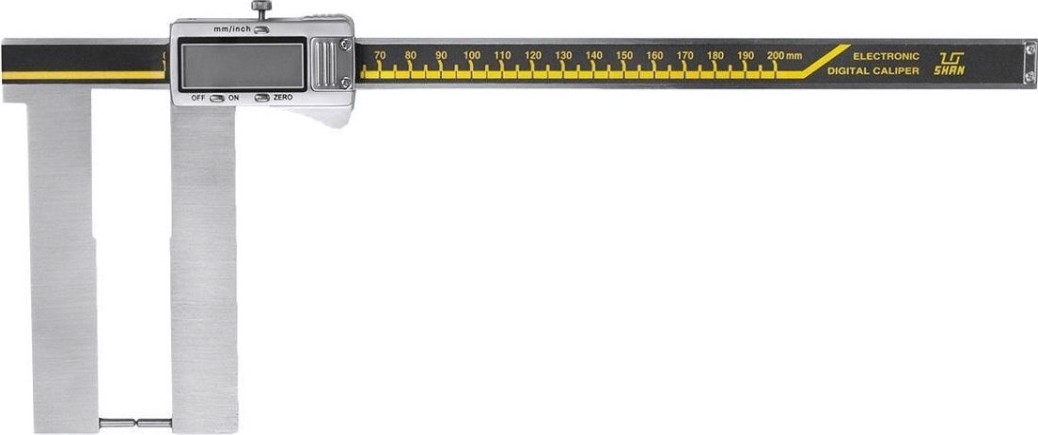 Штангенциркуль специальный SHAN ШЦЦСК-6 0-200 0,01 для измерения наружних канавок и пазов [136269]