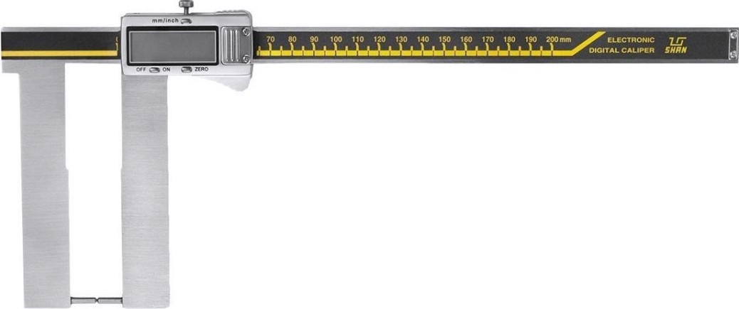 Штангенциркуль специальный SHAN ШЦЦСК-6 0-200 0,01 губки 110 мм для измерения наружних канавок и пазов [136270]