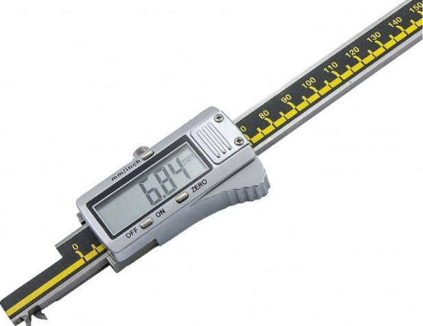 Штангенциркуль специальный SHAN ШЦЦСМ 200 0,01 с малыми измерительными губками для измерения внутренних канавок и пазов [136283]