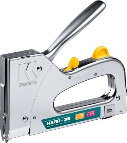 Скобозабиватель ручной KRAFTOOL 3186 кабельный рессорный тип 36(10-14мм)/28, ha