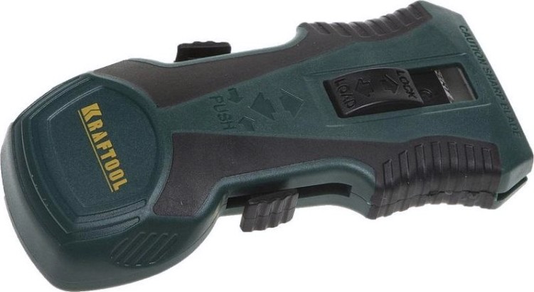 Скребок KRAFTOOL "Safety" 2 в 1, двухкомпонентный корпус [08543]