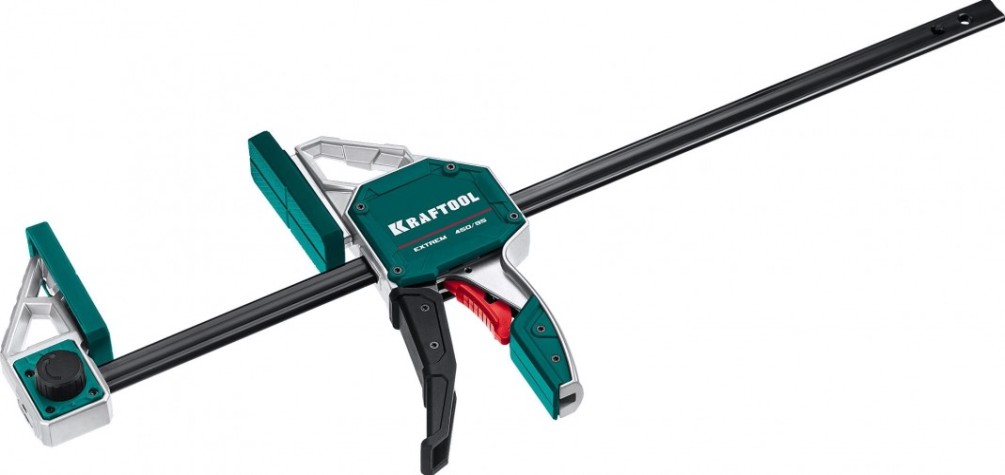 Струбцина быстрозажимная KRAFTOOL EXTREM 450/95 пистолетная [32228-45_z01]