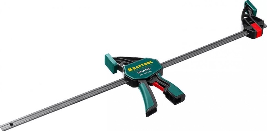Струбцина быстрозажимная KRAFTOOL GP-900/85 пистолетная 900/85 мм [32226-90]