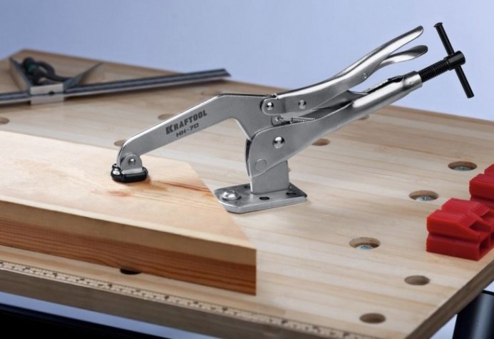 Струбцина быстрозажимная KRAFTOOL HH-70 90/70 мм [32220]