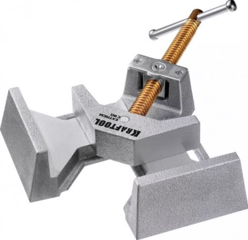 Струбцина для сварки KRAFTOOL EXTREM C90 экстрамощная, стальная угловая [32201]