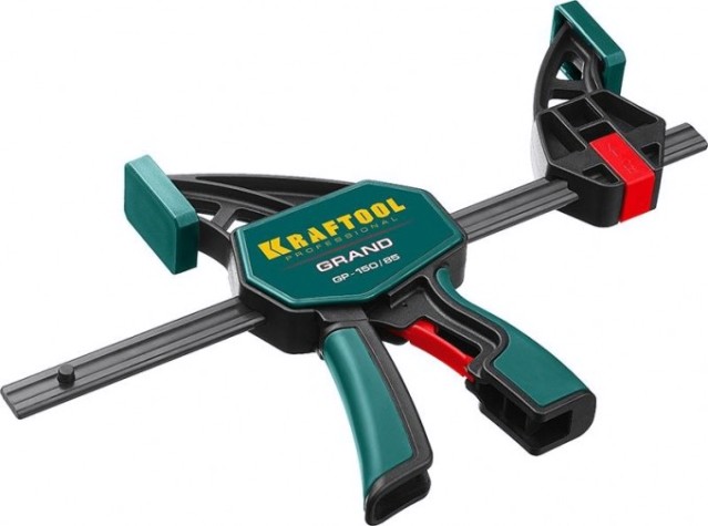 Струбцина пистолетная KRAFTOOL "EcoKraft" GP-150/85, ручная пластиковый корпус, 150/85 мм [32226-15_z01]