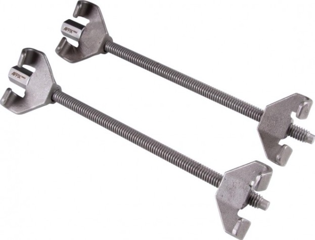 Стяжка пружин Affix амортизаторных 370 мм, вороненая, двойной крюк, 2 пред. [AF10003370]